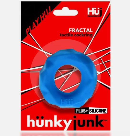 Hunkyjunk Fractal Cockring Teal Ice
