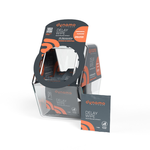 Screaming O Dynamo Wellness Delay Wipe 144pc Bowl