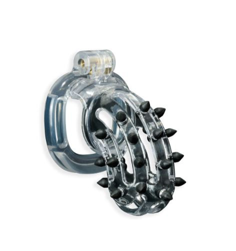 Kink Chastity Prick Cock Cage M Clear