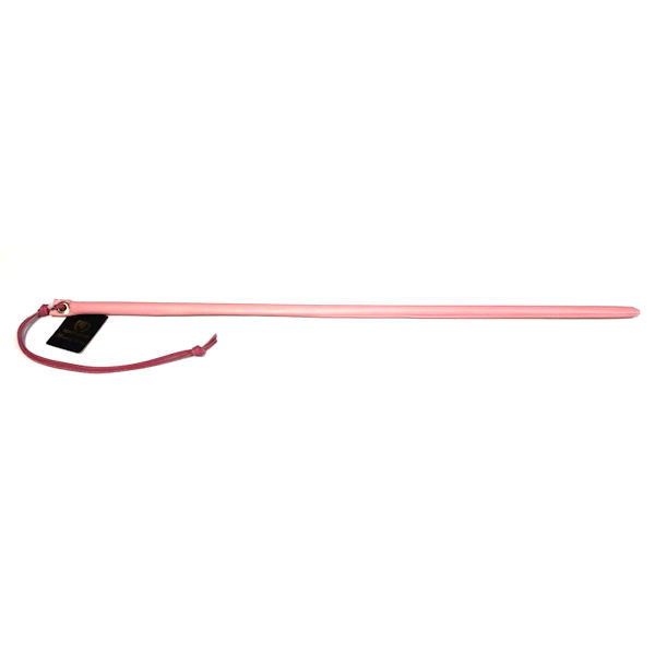 24in Leather Wrapped Cane Pink