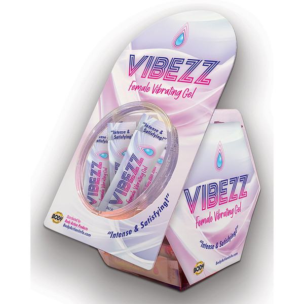 Body Action Vibezz 50pc Stick Pack Display Fishbowl