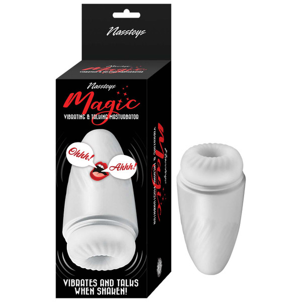 Magic Vibrating & Talking Mast White