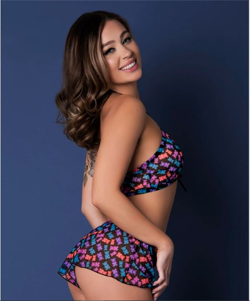 Halter & Hot Short Gummybear L/xl