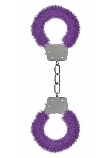 Pleasure Handcuffs Furry Purple