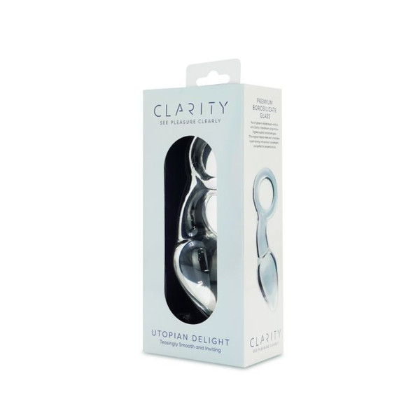 Clarity Glass Dildo Utopian Delight