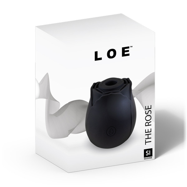 Loe The Rose Premium Suction Stimulator Black