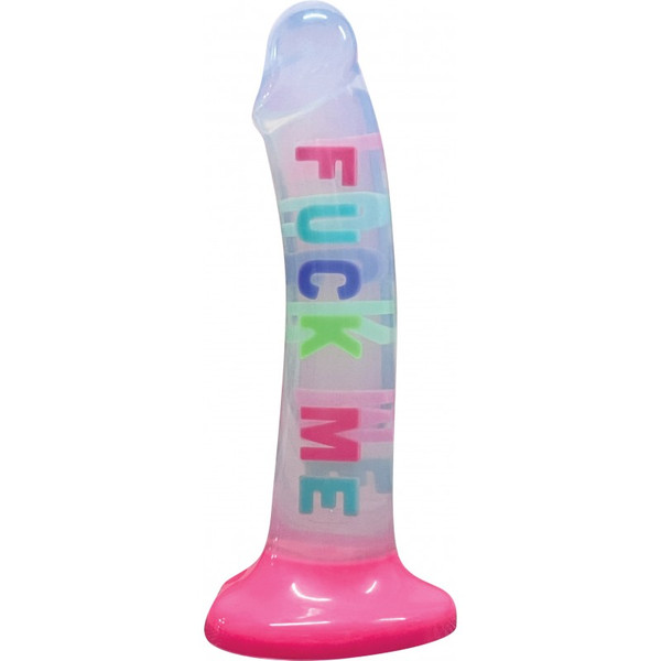 Cotton Candy Fuck Me 8 Silicone Dildo "