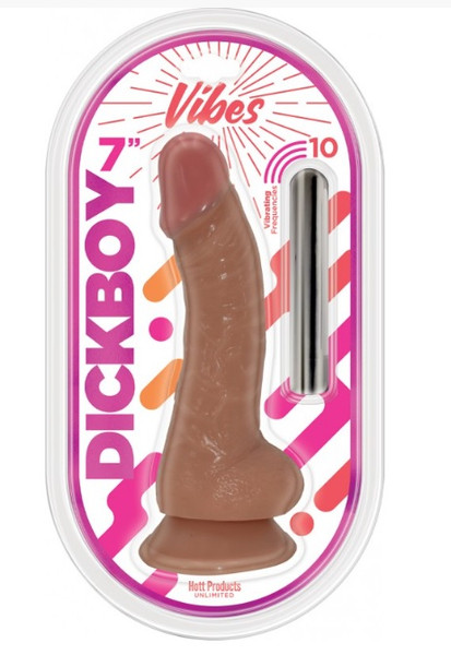 Dickboy Vibes Caramel Lovers 7 In Rechargeable Bullet