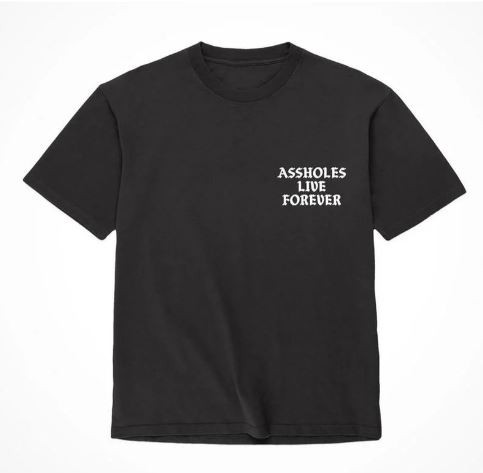 Assholes Live Forever Black & White - Medium