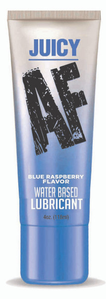Juicy Af Lube Blue Raspberry 4 Oz
