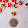 Mini pixel strawberry