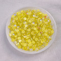4mm yellow glass rhinestones