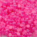 Hot pink pearls