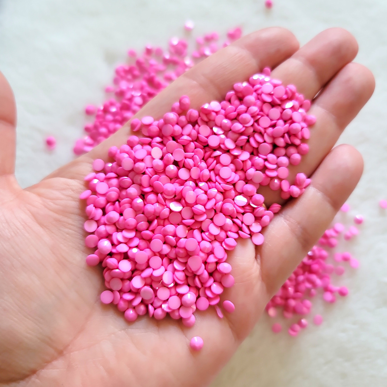 pastel hot pink rhinestones - Sparklewithgems