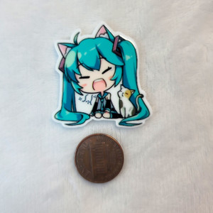 miku & cat