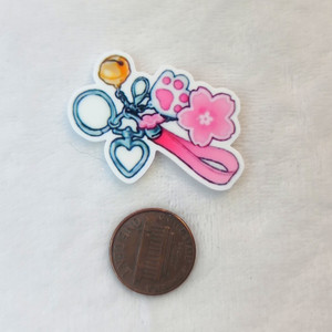 paw keychain 