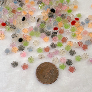 Glitter gold flower mix