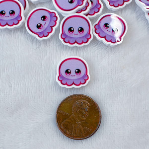 Mini purple octopus 