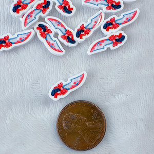 Hot pink bow knife mini 