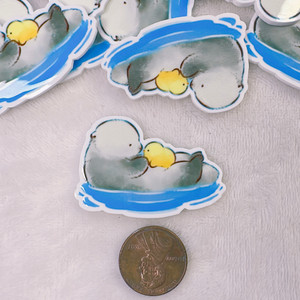 Otter & duck