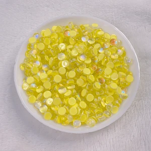 4mm orange glass rhinestones 