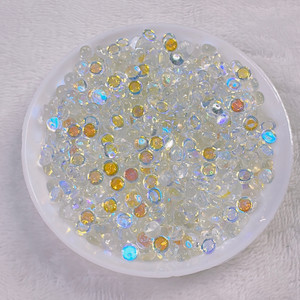 4mm clear glass rhinestones 