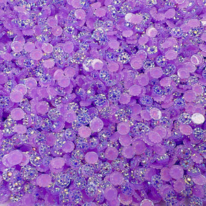 Light purple sunflower rhinestones 