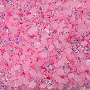 Light pink sunflower rhinestones 