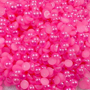 Hot pink pearls