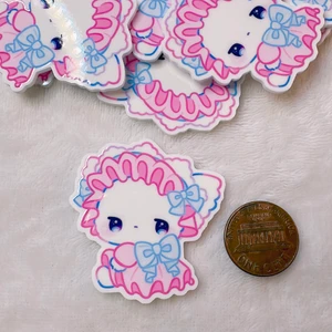 Pink bonnet cat