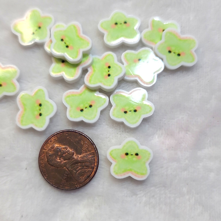 mini green starfish 