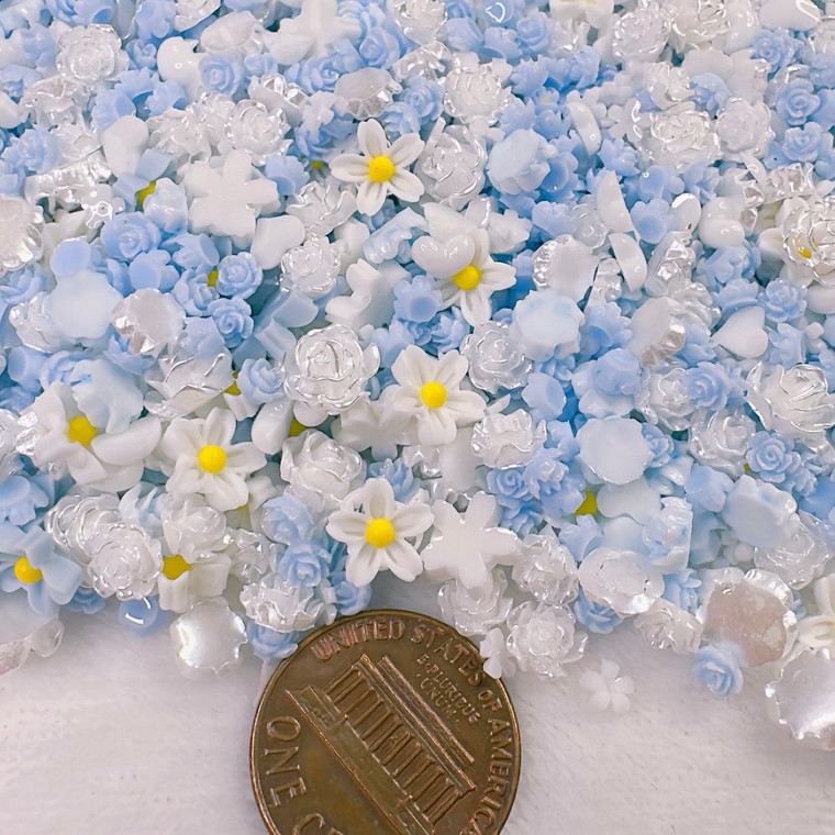 Blue flower mix