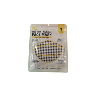 Non Medical Reusable Check Pattern Fashion Mask