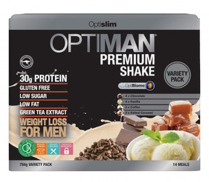 Optiman Premium Shake Variety Pack 14 X 56g