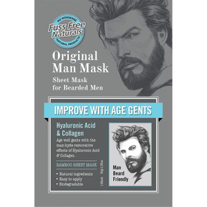 Fuss Free Naturals Man Mask - Hyaluronic Acid (beard)