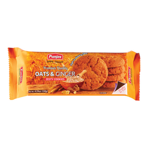 Punjas Oats & Ginger Cookies 130g X 15
