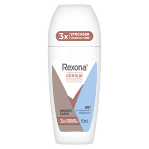 Rexona Women Clinical Protection Deodorant Roll On Shower Clean 50ml