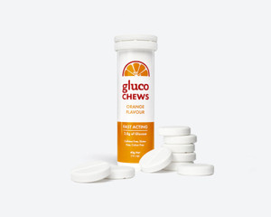 Glucology -  4g Glucose Chews - Orange (single Tube)