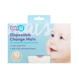 Baby U Disposable Change Mats 10 Pack