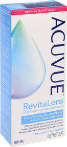 Acuvue Revitalens & Free Case 100ml