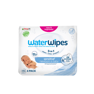 Waterwipes Baby & Newborn Sensitive Wipes 240 Pack