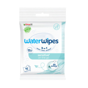 Waterwipes On The Go Sensitive Wipes 10 Pack