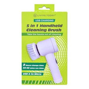 Living Today 5-in-1 Electric Cleaning Brush