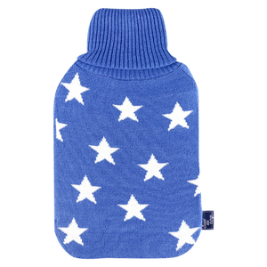 Hot Water Bottle Cosy Knit Star  Cable