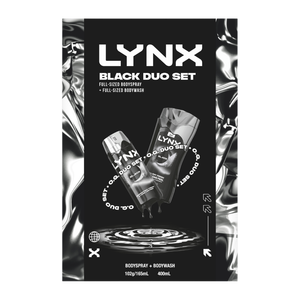 Lynx Black Duo Gift Set ( Deo + Body Wash )