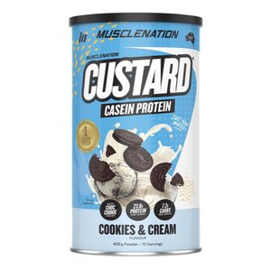 Muscle Nation Protein Custard Powder Cookies & Cream 400g
