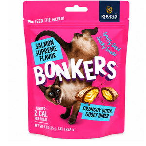 Bonkers-cat Treats-dry-salmon Supreme Flavor 85 G