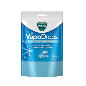 Vicks Vapodrops Cooling Pmint Blue X 24s