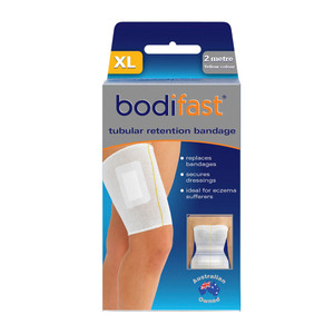 Aaxis Bodifast Tubular Retention Bandage 10cm X 2m Yellow