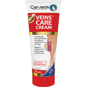 Carusos Health Solutions Veins Care Cream 75gm Nz